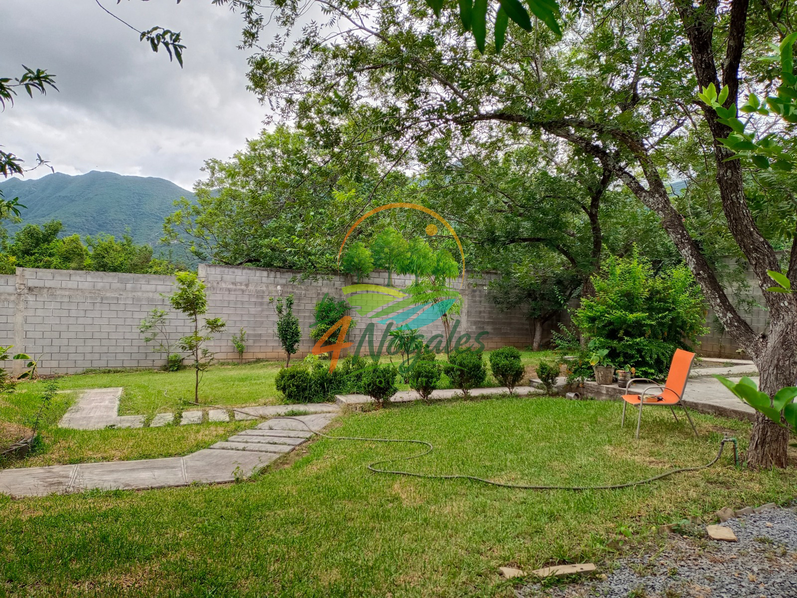 Árboles de Nogal y Jardines