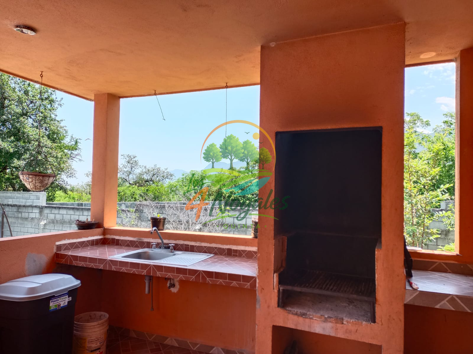 Terraza de Quinta Los 4 Nogales